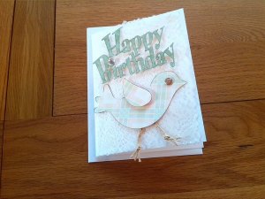 Birthday Card for a dear friend - Front view